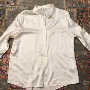 Lilysilk white button-down